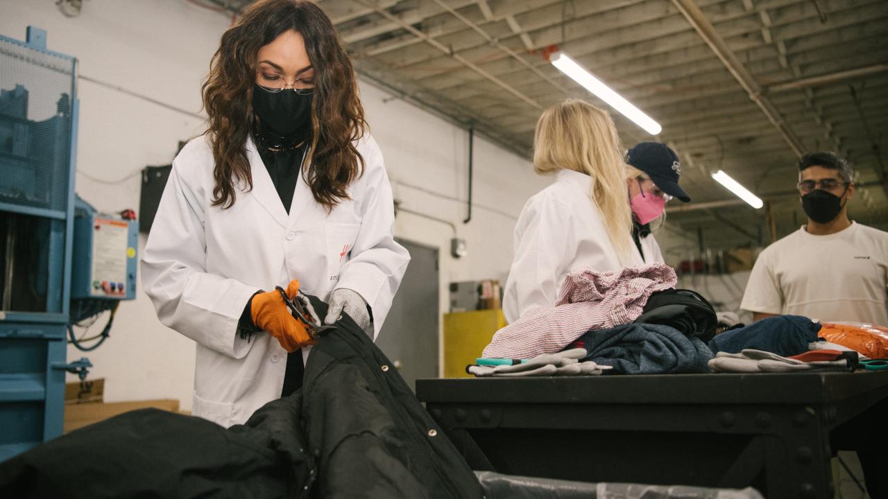 Ambercycle's mission is to end waste in the fashion industry.
