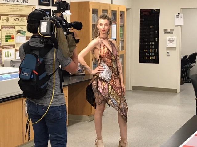 Fashion show in BioInnovation Lab.
