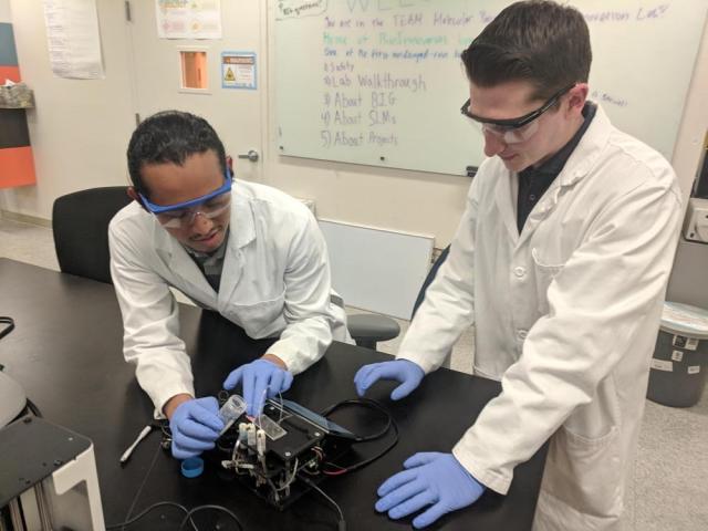 Undergraduate work on building a microfluidic controller.