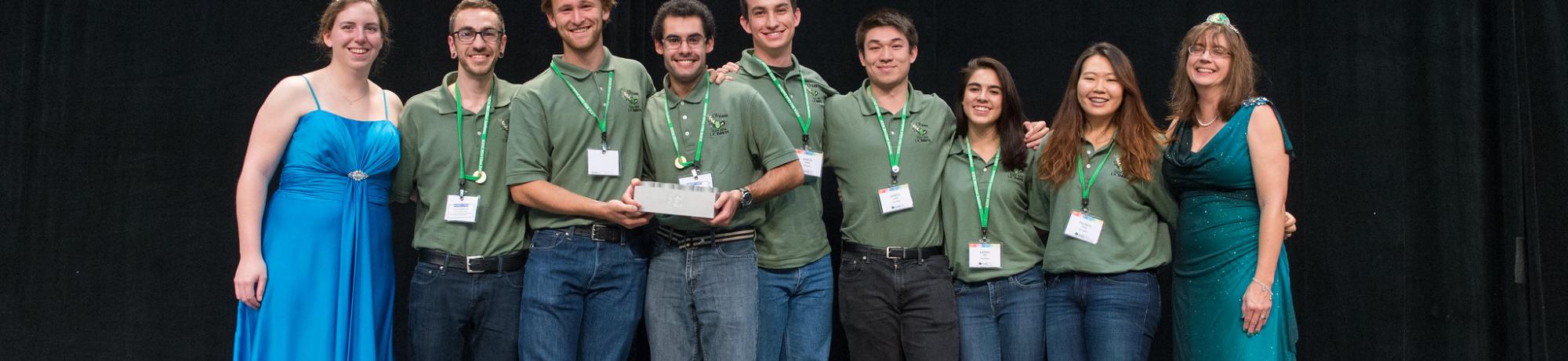UC Davis 2014 iGEM team receives Overgraduate Grand Prize.